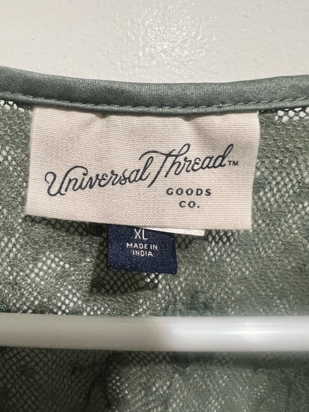 Universal Thread Olive Green Textured Scoop Neck Maxi Dress - Picture 4 of 5